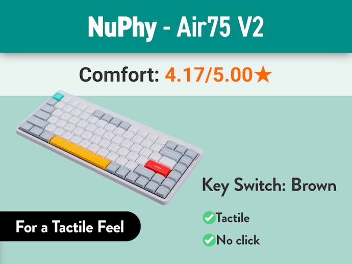 If You’re into Mechanicals, We Recommend Nuphy’s AIR75 V2