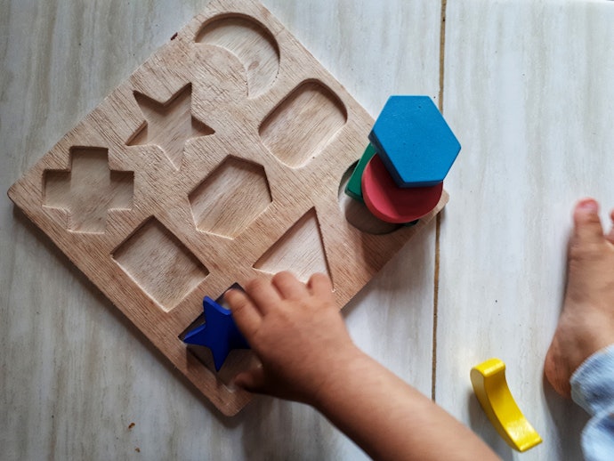 Inset Style Puzzles are Best for Babies