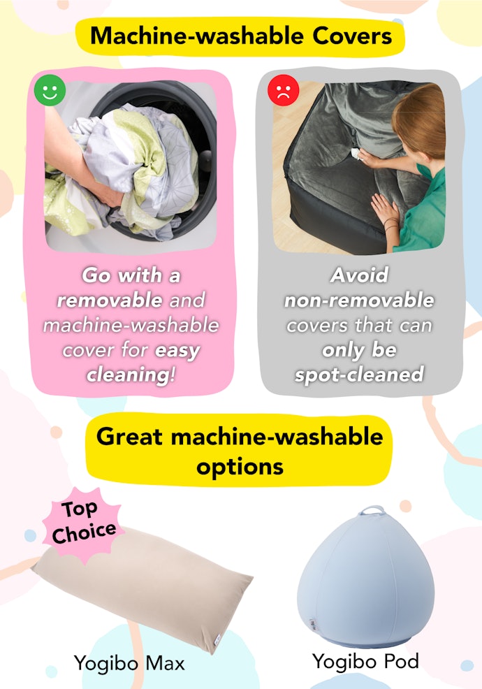 Choose Machine-Washable for Easy Maintenance, Especially With Small Kids