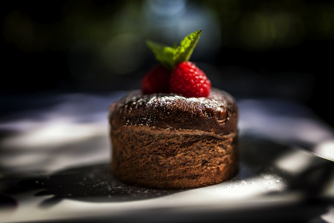 Select a Devil's Food Cake or Molten Lava Cake for Rich Texture