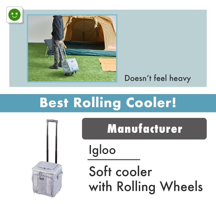 A Wheeled Cooler Is the Least Difficult to Move Around