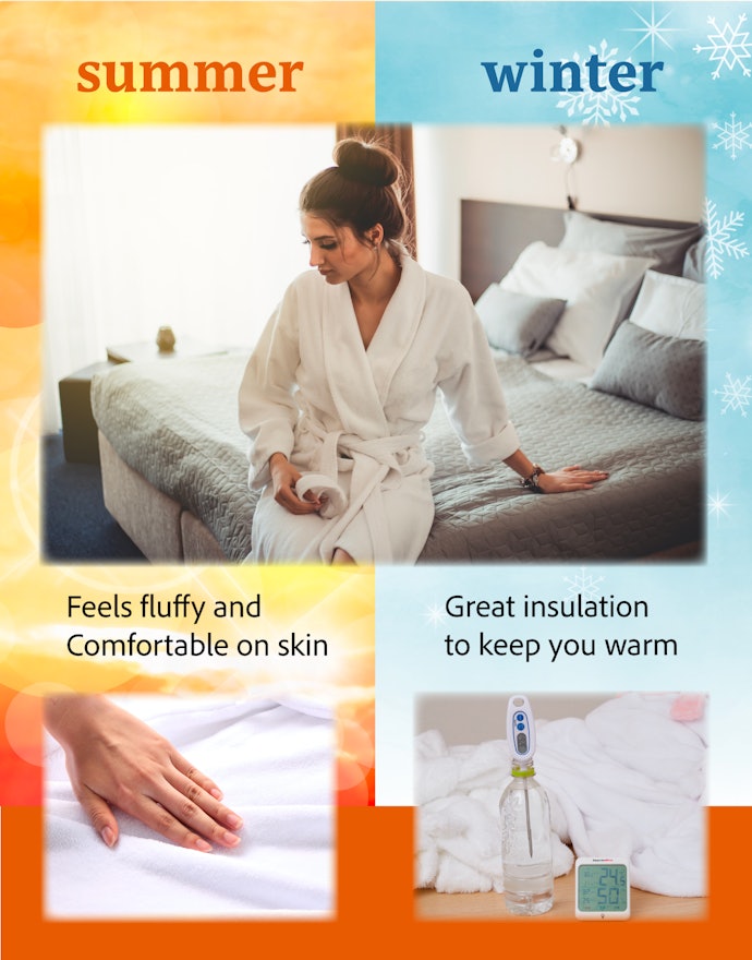 Fleece Robes Are Soft and Cozy in Summer and Warm in Winter