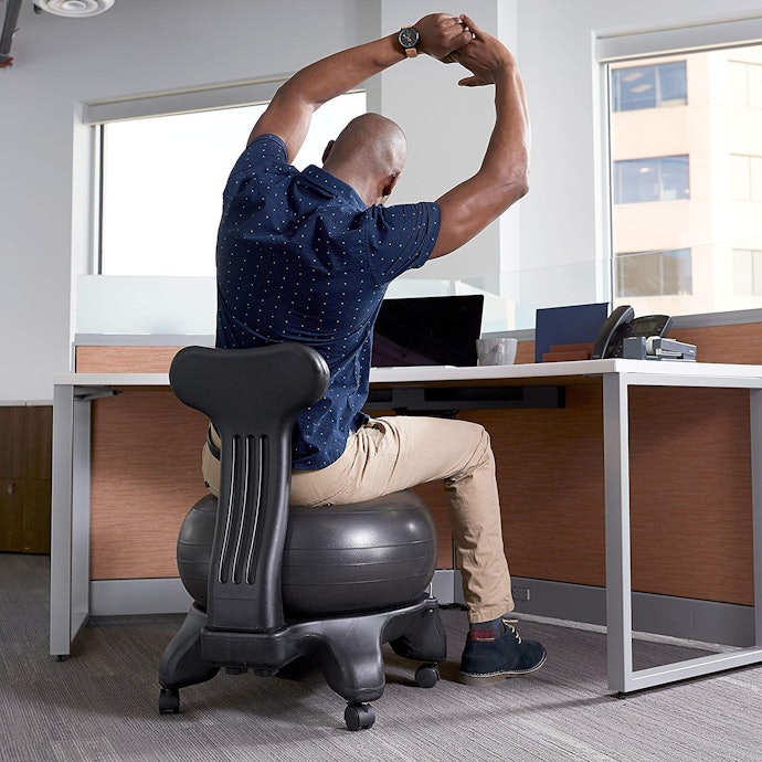 Strengthen Back Muscles with an Exercise Ball Chair