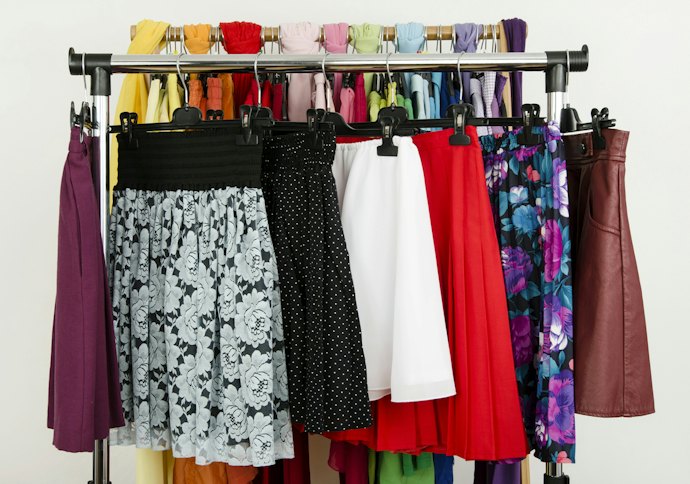 Pincers Will Keep Skirts from Creasing