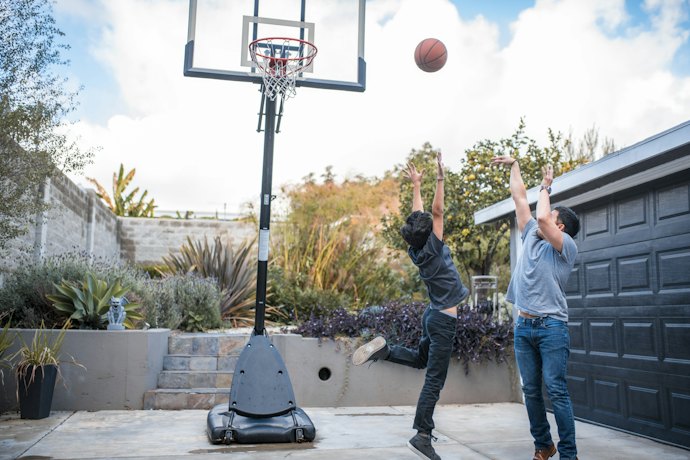Portable Hoops are Easy to Set Up and Adjustable