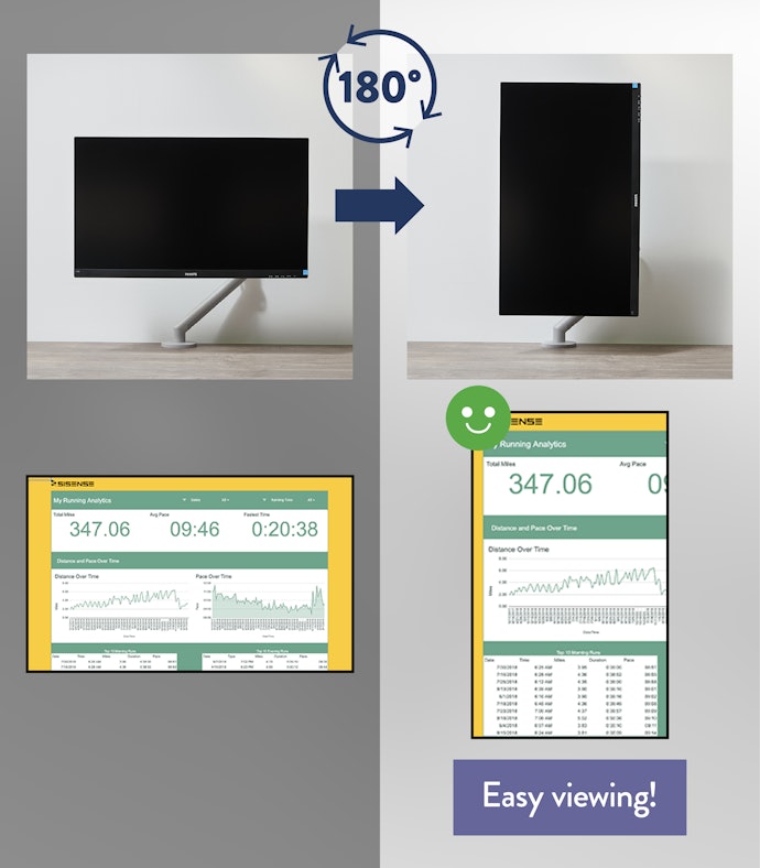 With the Rotatable Herman Miller Flo, Work Efficiency in Excel and Word Can Increase. However, Adjustments on the Monitor Side are Necessary
