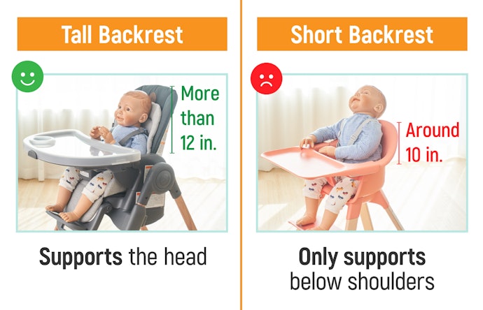 Choose One With a Backrest at Least 12 Inches High