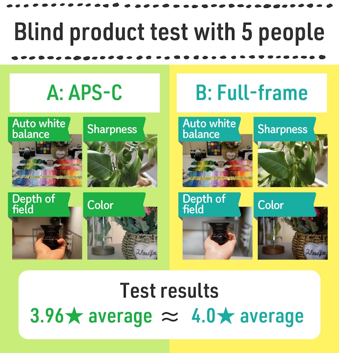APS-C and Full-Frame Sensors Produce Similar Image Quality at a Glance
