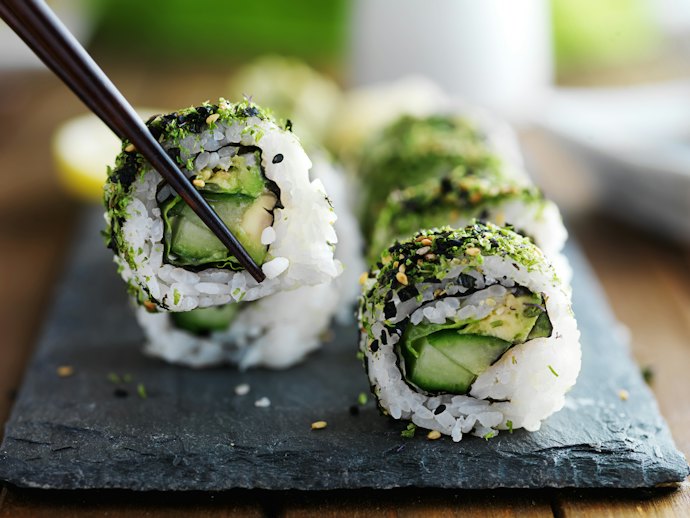 Short-Grain Rice is Sticky and Great for Sushi
