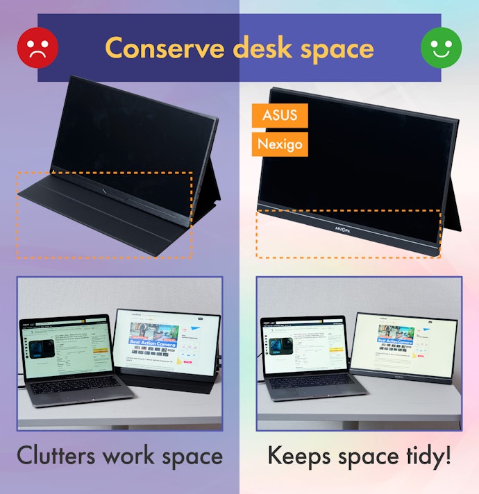 Fully Adjustable Stands Offer Space-Saving Benefits