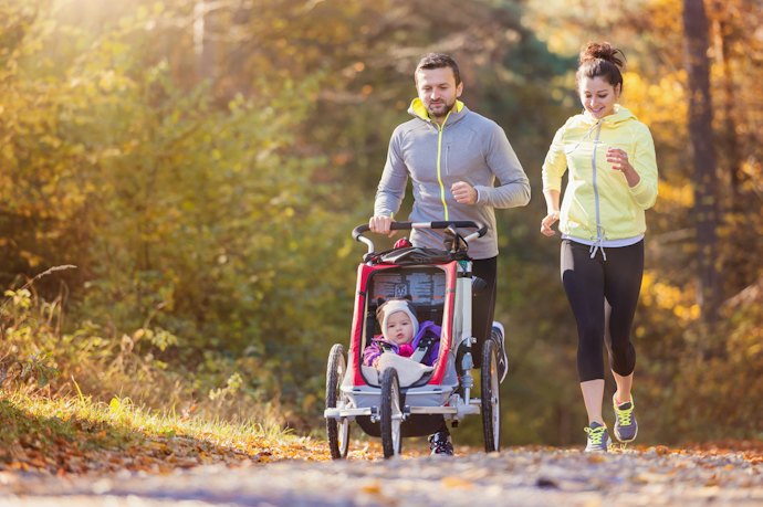 A Jogging Stroller Is Great for Exercising