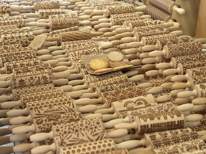 Textured Rolling Pins Create Instant Decoration