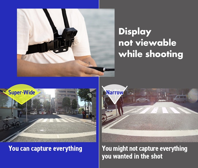 We Recommend a Wide Field of View For Use While Moving