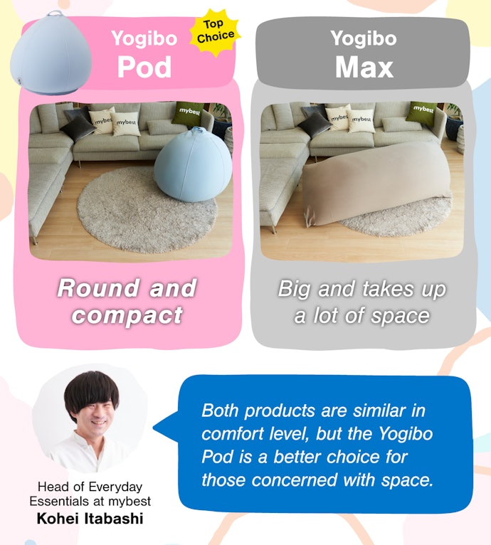 Go for the Space-Saving Yogibo Pod if You Want to Sit and Relax