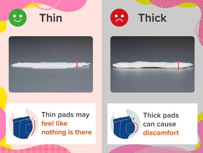 If It’s Thin, It Won’t Bunch Up And Poke Out of Your Underwear!