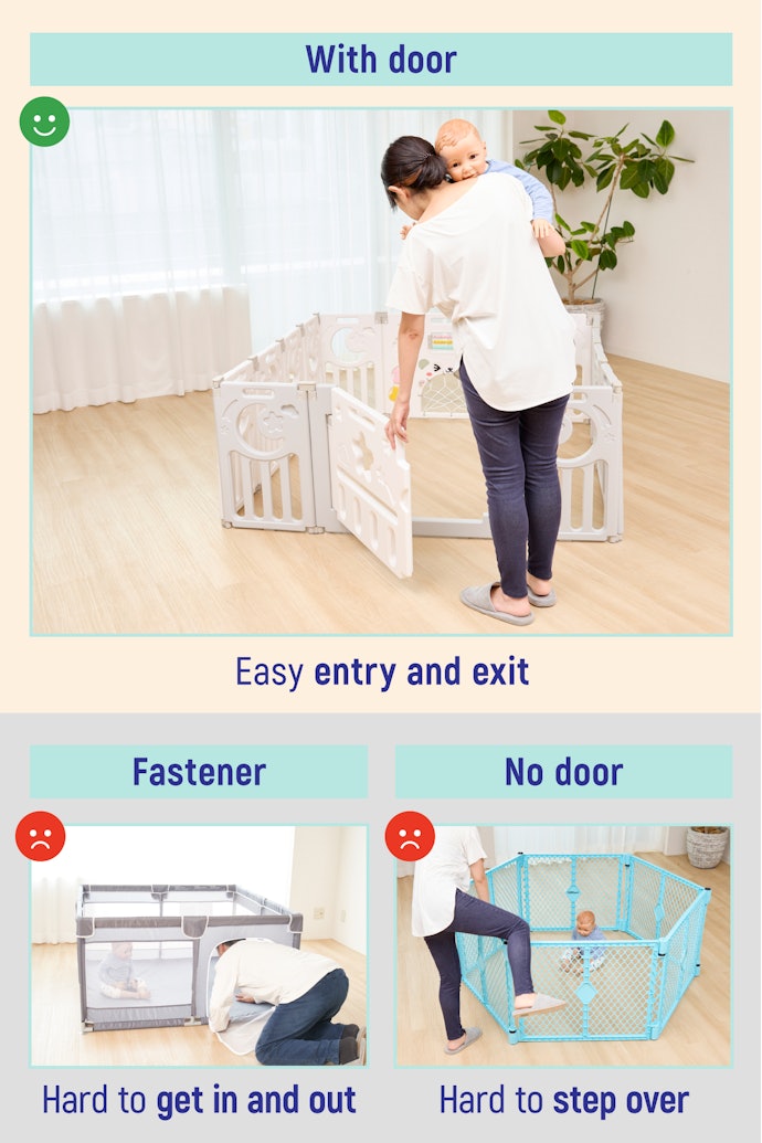 Products With a Door Make Entering and Exiting Hassle-Free