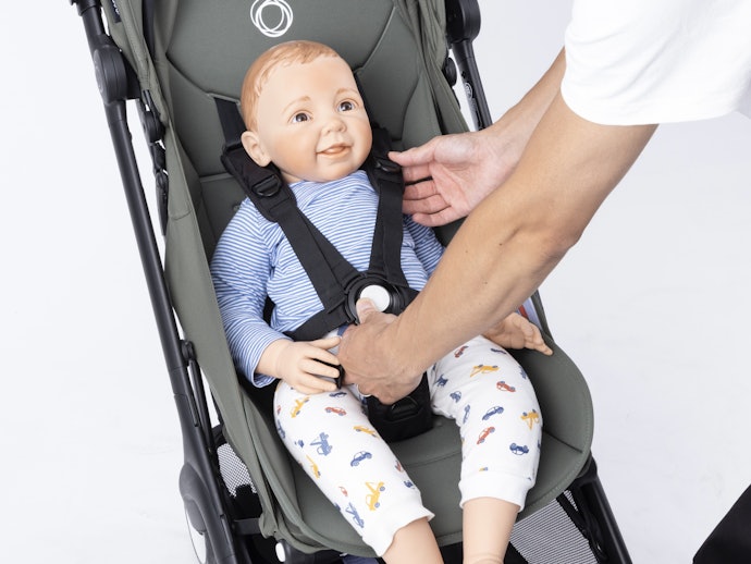 Ease of Securing Baby in Stroller
