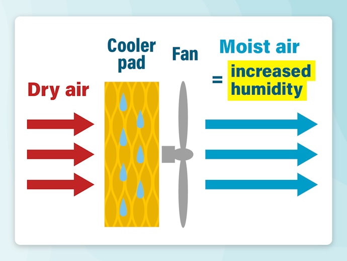 Evaporative Coolers Raise Humidity