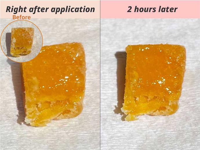 Test ① How Well It Soaks into the Skin