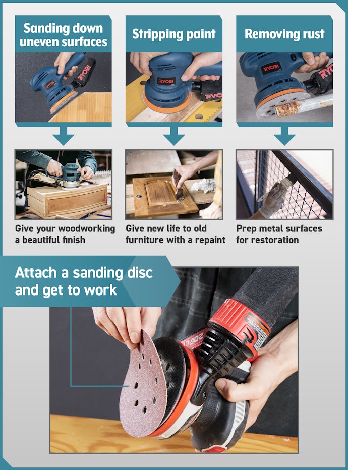 Smooth Out Uneven Surfaces and Remove Paint From Wood
