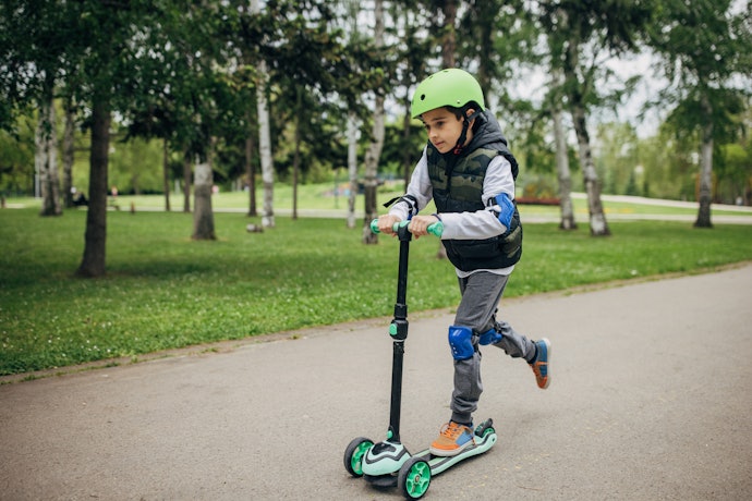 Helmets Are Mandatory! Elbow Pads and Knee Pads Provide Added Safety