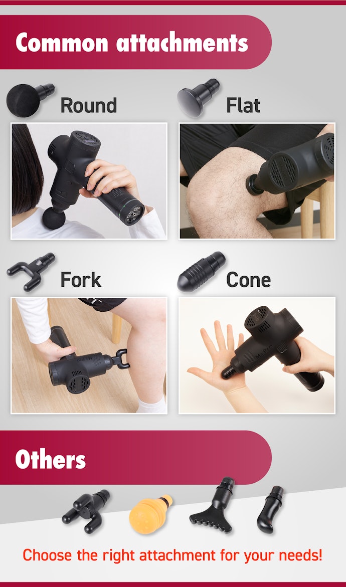 Use Different Attachments to Target Different Needs