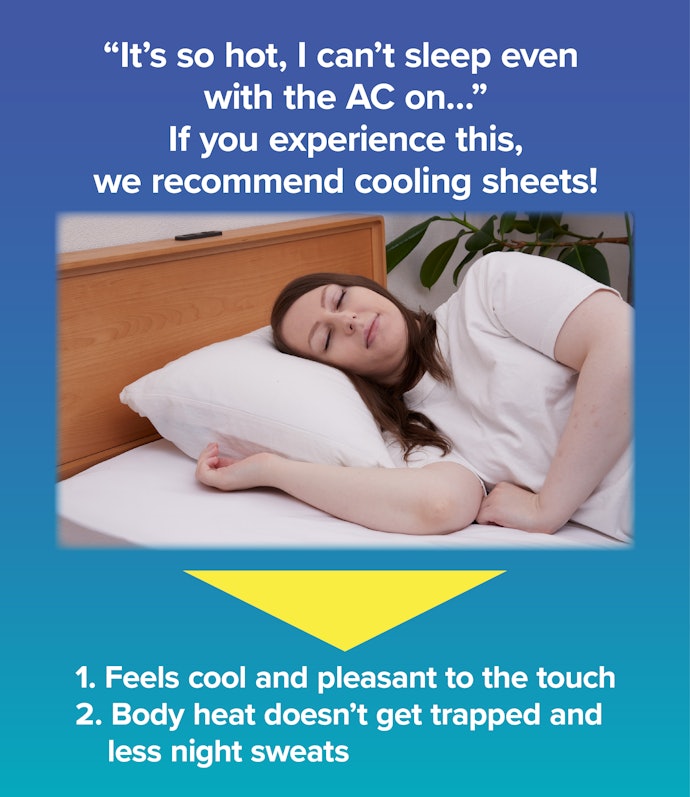 They Feel Cool to the Touch Instantly, for Extended Comfortable Sleep
