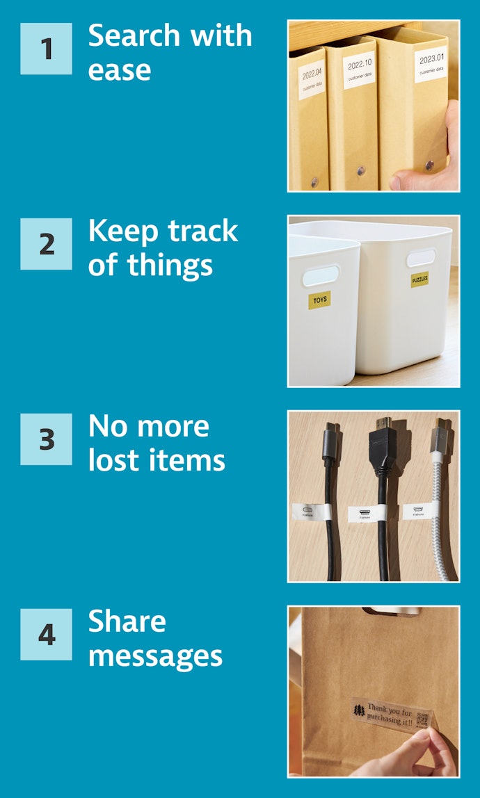 Easy Labeling Means Anyone Can Get Organized