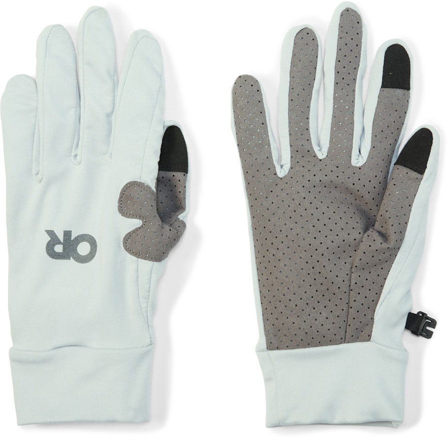 Summer Unisex Ice Silk Sunscreen Touch Screen Sports Gloves Thin Breathable  Mesh Anti-UV Non-slip Drive Cycling Man Women Gloves