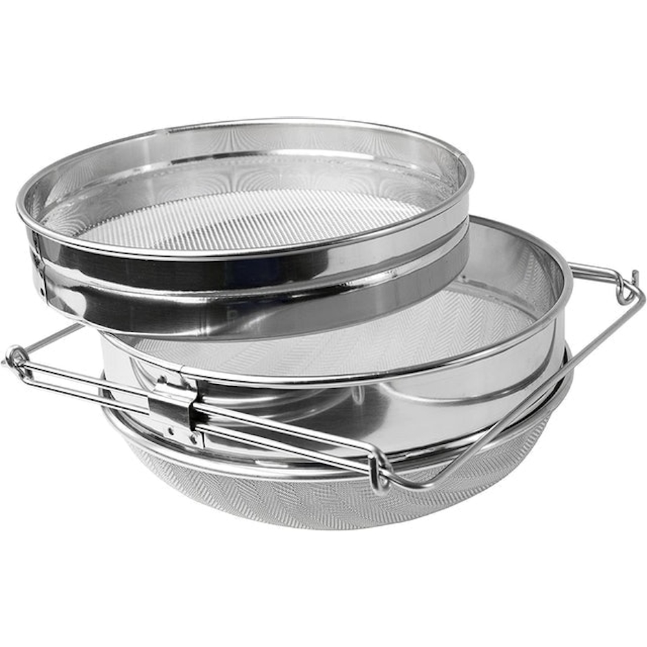 VIVO Stainless Steel Honey Strainer Double Sieve Image 1