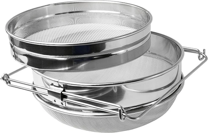 VIVO Stainless Steel Honey Strainer Double Sieve Image 1