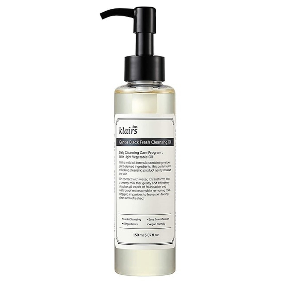dear, klairs Gentle Black Fresh Cleansing Oil Image 1