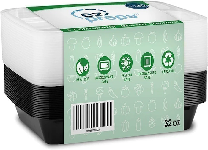 EZ Prepa Compartment Meal Prep Containers Image 3