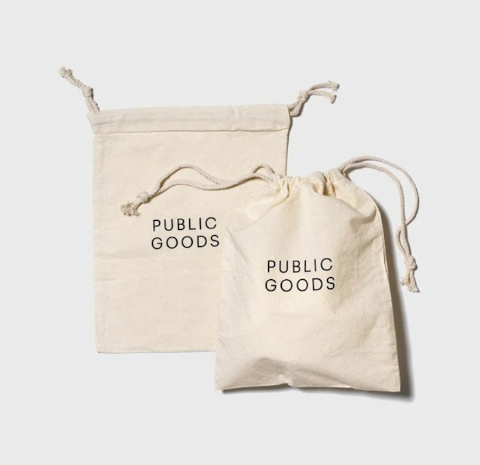 Public Goods Reusable Cotton Produce Bag Image 1