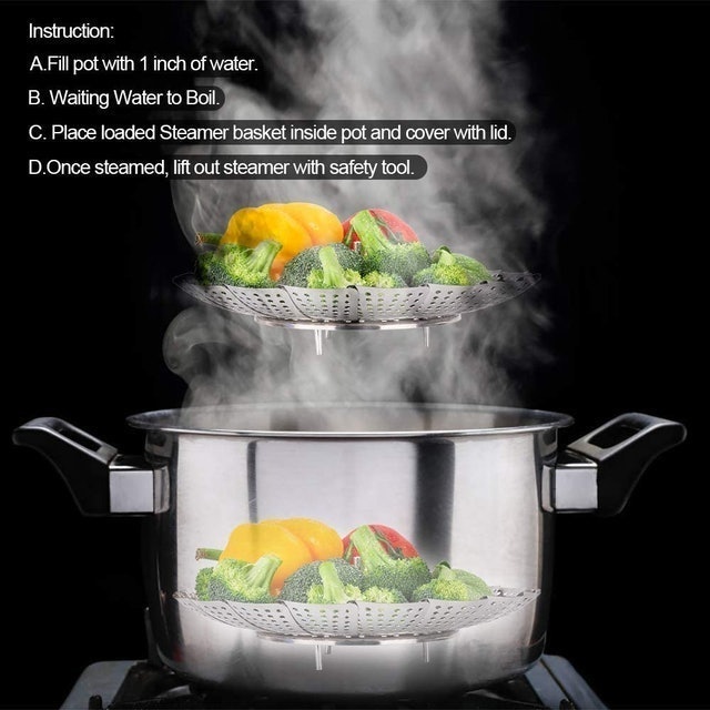 Sayfine Vegetable Steamer Basket Image 2