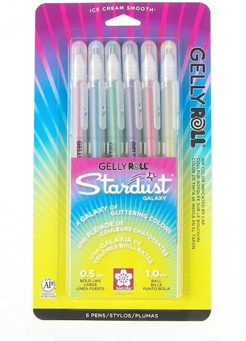 Sakura Stardust Galaxy Pen Set Image 1