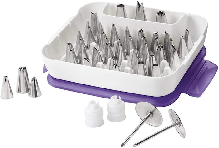 Wilton 55-Piece Cake Supply Master Decorating Tip Set Image 1