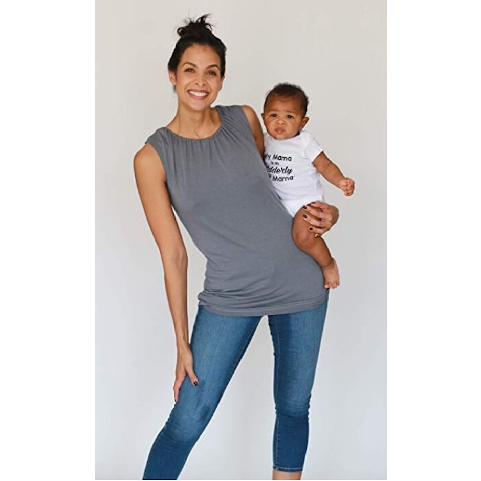 Udderly Hot Mama Taylor Maternity/Nursing Tank Top Image 1