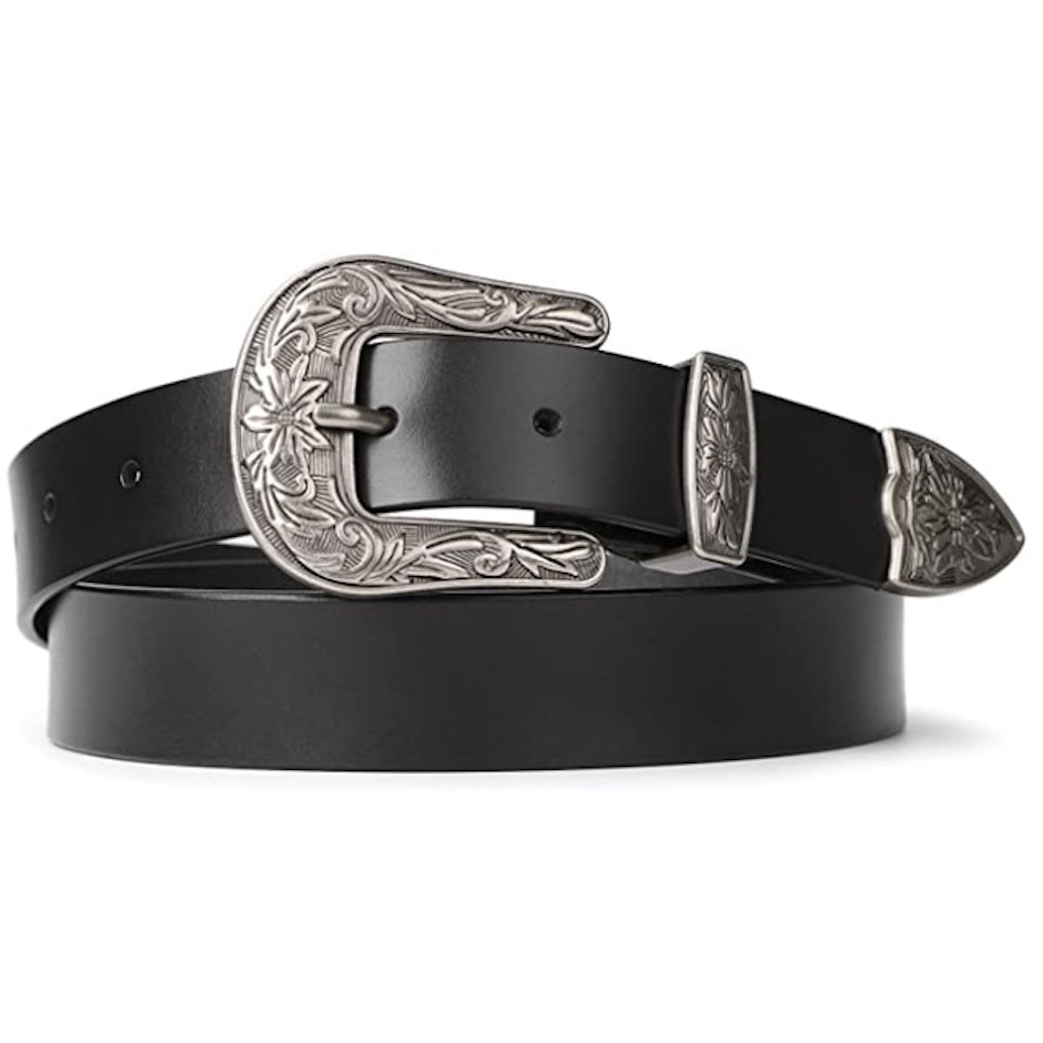 Suosdey Vintage Metal Buckle Belt Image 1