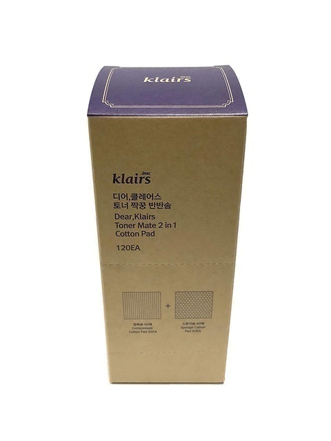 Dear, Klairs Toner Mate 2-in-1 Cotton Pads Image 2