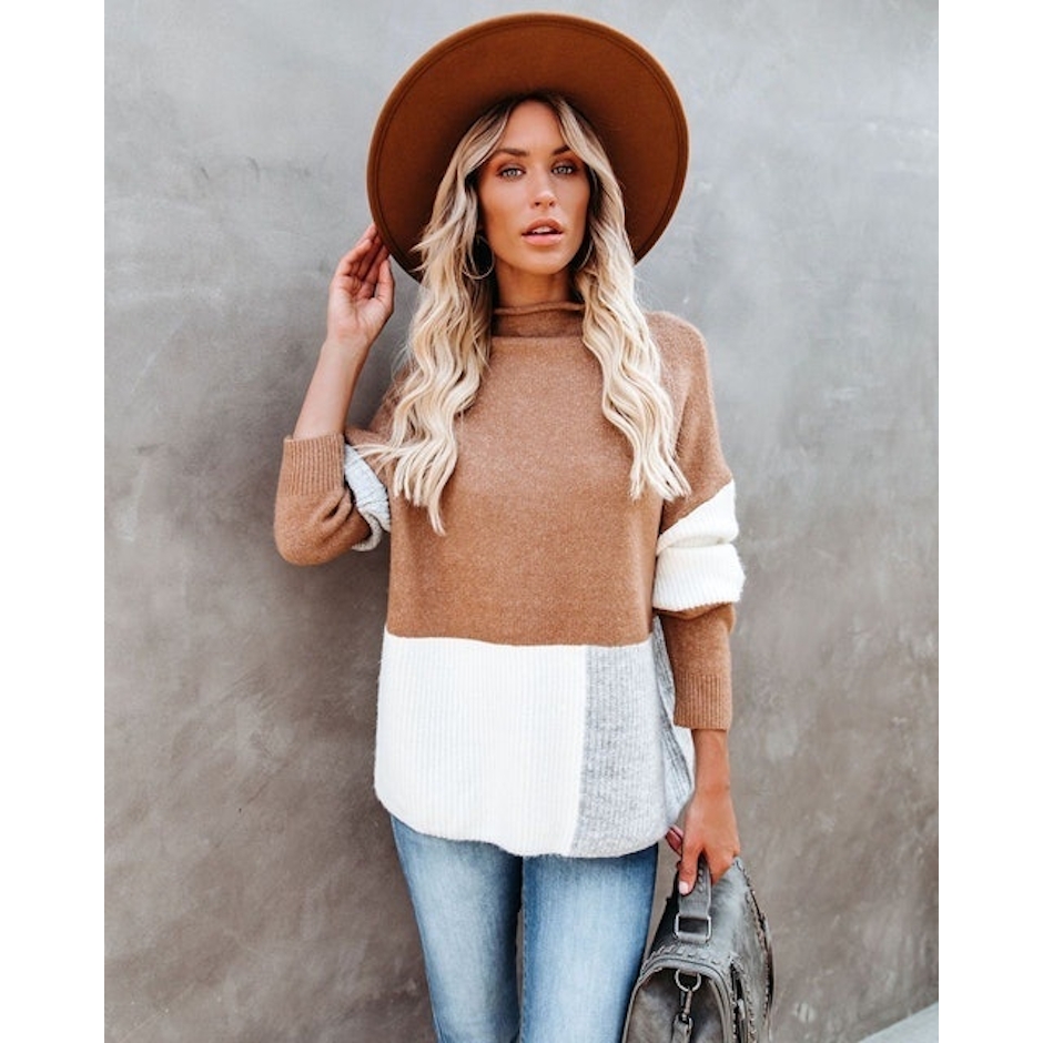 Vici Colorblock Knit Sweater Image 1