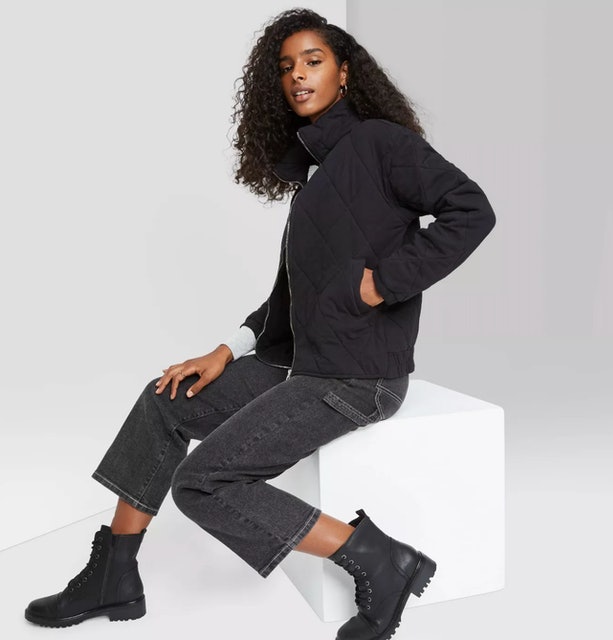 Wild Fable Women's Quilted Jacket Image 2