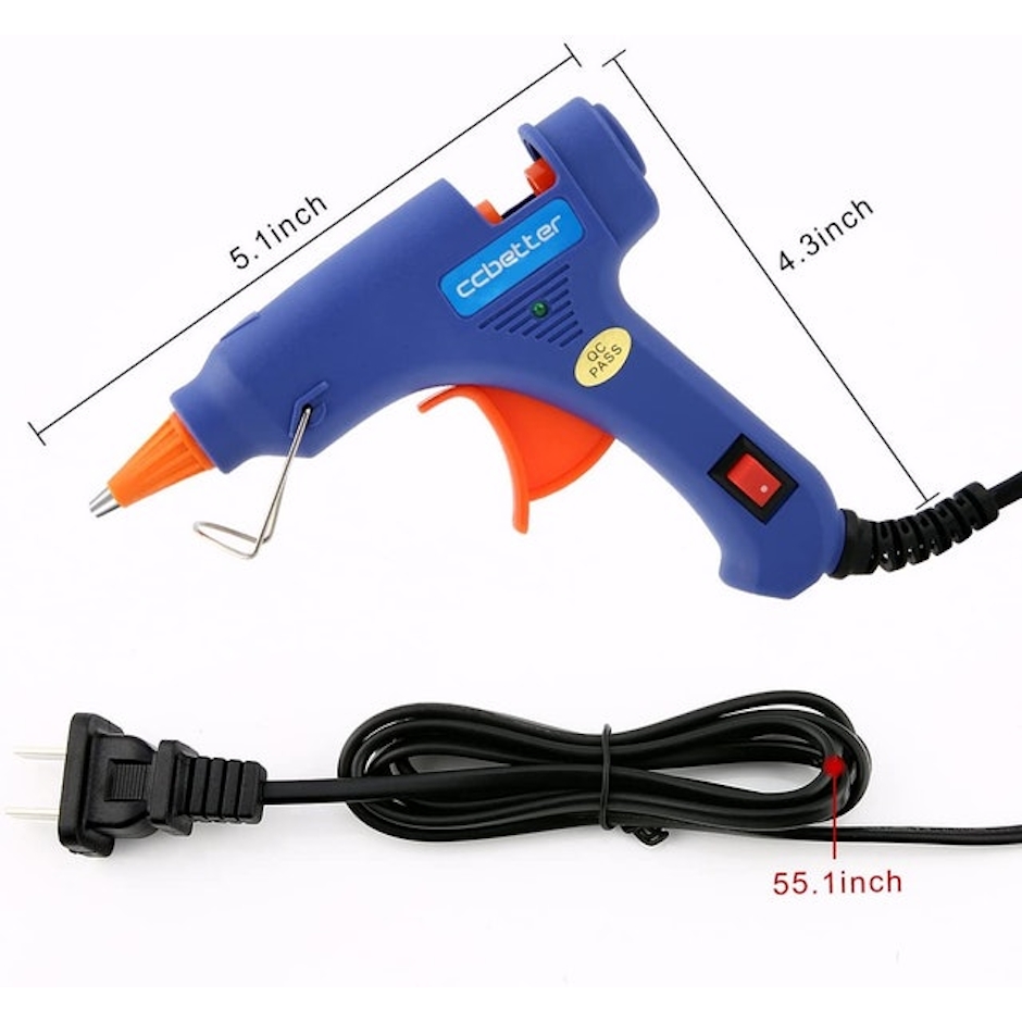 CCBETTER Upgraded Mini Hot Melt Glue Gun Image 2