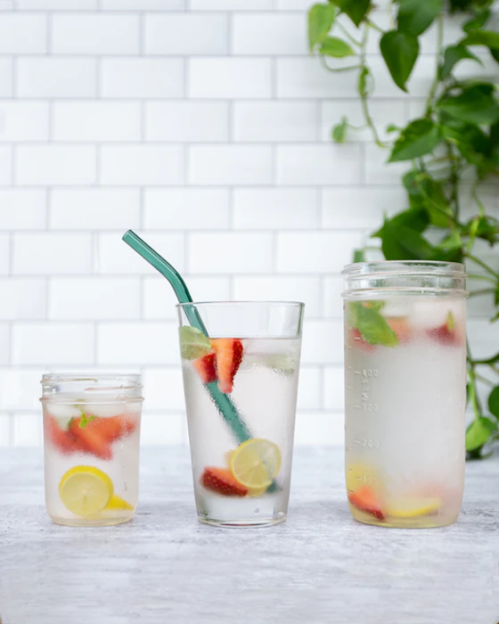 Simply Straws Classic Single Glass Straw Image 1
