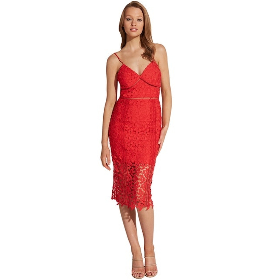 Bardot Women's Roxy Leaf Lace Dress Image 1