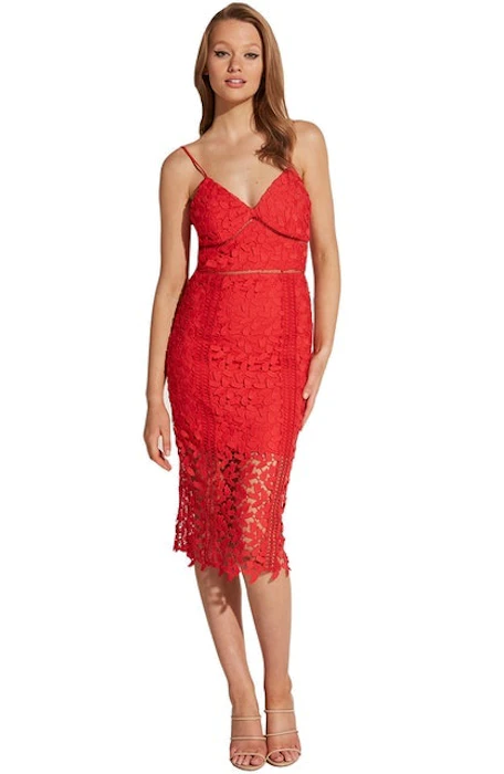 Bardot Women's Roxy Leaf Lace Dress Image 1