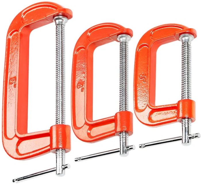 MAXPOWER 3 Piece C Clamp Set Image 1