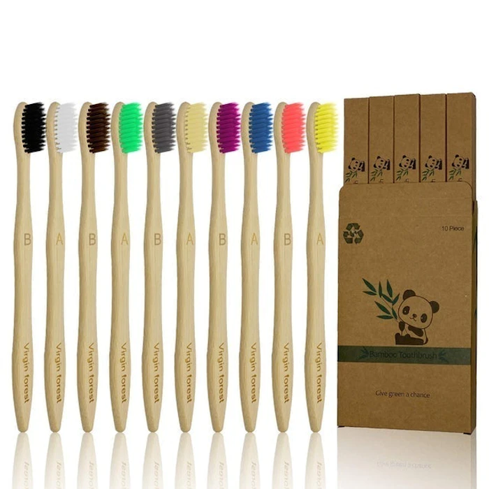Virgin forest Bamboo Toothbrush Image 1