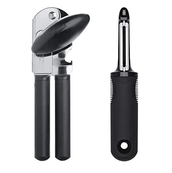 OXO Good Grips Soft-Handled Can Opener & Swivel Peeler Image 1