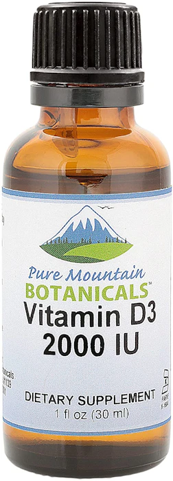 Pure Mountain Botanicals Vitamin D3 2000 IU Image 1